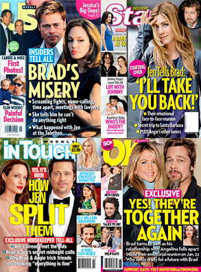 Brangelina Jennifer Aniston Take Over Tabloids E News